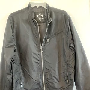 Express Black Zipper Jacket medium